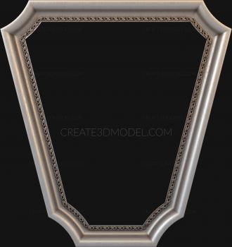 Figured frame (RMF_0686) 3D model for CNC machine