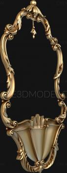 Figured frame (RMF_0693) 3D model for CNC machine