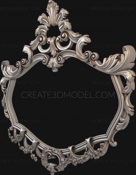 Figured frame (RMF_0696) 3D model for CNC machine