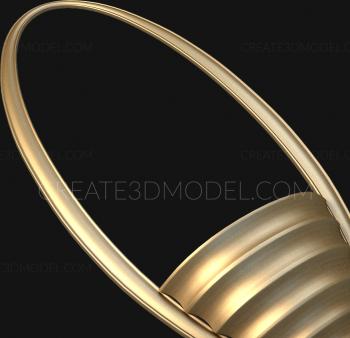 Round frame (RK_0128) 3D model for CNC machine