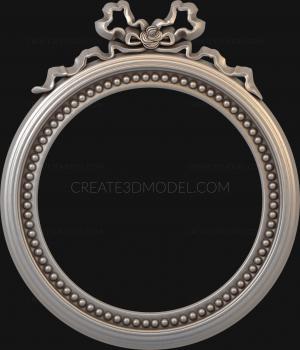 Round frame (RK_0141) 3D model for CNC machine