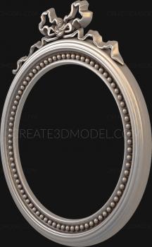 Round frame (RK_0141) 3D model for CNC machine