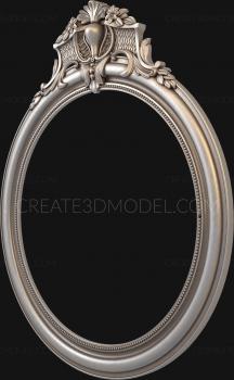 Round frame (RK_0162) 3D model for CNC machine