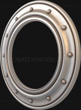 Round frame (RK_0163-1) 3D model for CNC machine