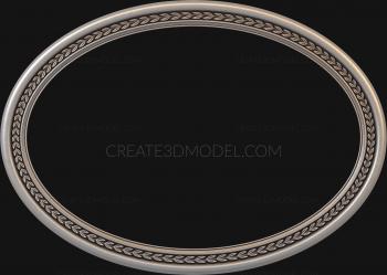 Round frame (RK_0187-2) 3D model for CNC machine