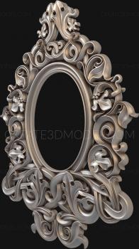 Round frame (RK_0193) 3D model for CNC machine