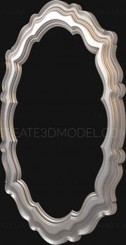 Round frame (RK_0227) 3D model for CNC machine