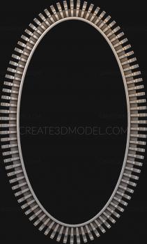 Round frame (RK_0236) 3D model for CNC machine