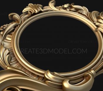 Round frame (RK_0242) 3D model for CNC machine