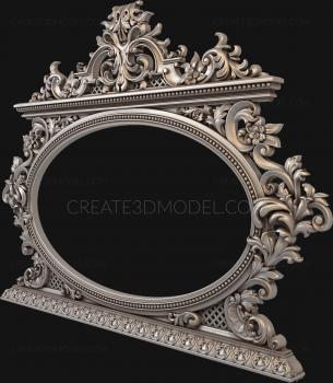 Round frame (RK_0262) 3D model for CNC machine