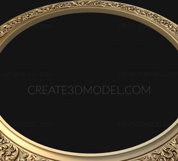 Round frame (RK_0265) 3D model for CNC machine