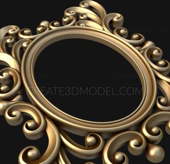 Round frame (RK_0279) 3D model for CNC machine