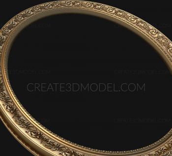 Round frame (RK_0288) 3D model for CNC machine