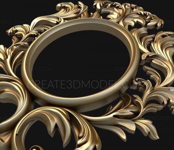 Round frame (RK_0289) 3D model for CNC machine