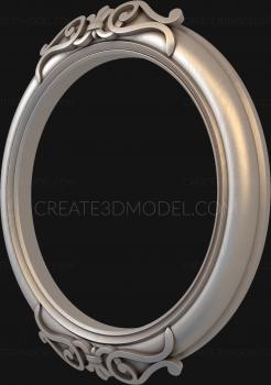 Round frame (RK_0297) 3D model for CNC machine