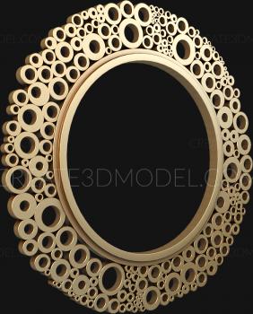 Round frame (RK_0299) 3D model for CNC machine