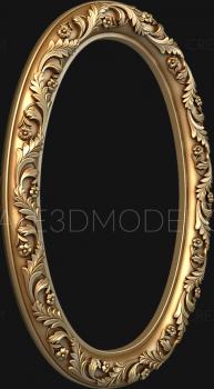 Round frame (RK_0301-1) 3D model for CNC machine