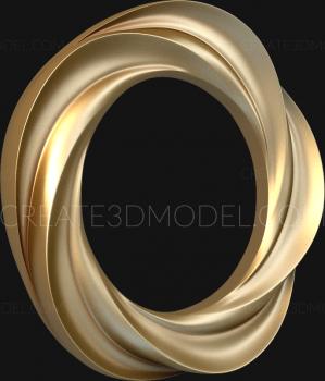 Round frame (RK_0318) 3D model for CNC machine