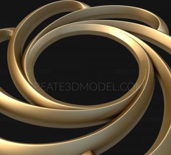 Round frame (RK_0322) 3D model for CNC machine