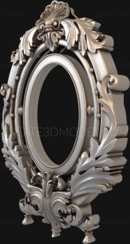 Round frame (RK_0324) 3D model for CNC machine