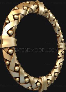 Round frame (RK_0325) 3D model for CNC machine