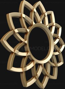 Round frame (RK_0331) 3D model for CNC machine
