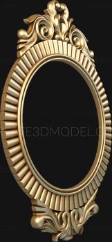 Round frame (RK_0332) 3D model for CNC machine