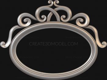 Round frame (RK_0689) 3D model for CNC machine