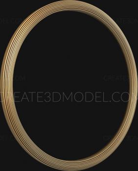 Round frame (RK_0701) 3D model for CNC machine