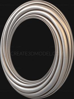 Round frame (RK_0730) 3D model for CNC machine