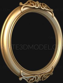 Round frame (RK_0732) 3D model for CNC machine
