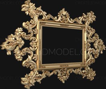 Mirrors and frames (RM_0096-3) 3D model for CNC machine