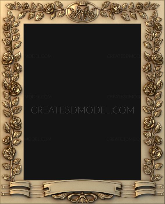Mirrors and frames (RM_0643) 3D model for CNC machine