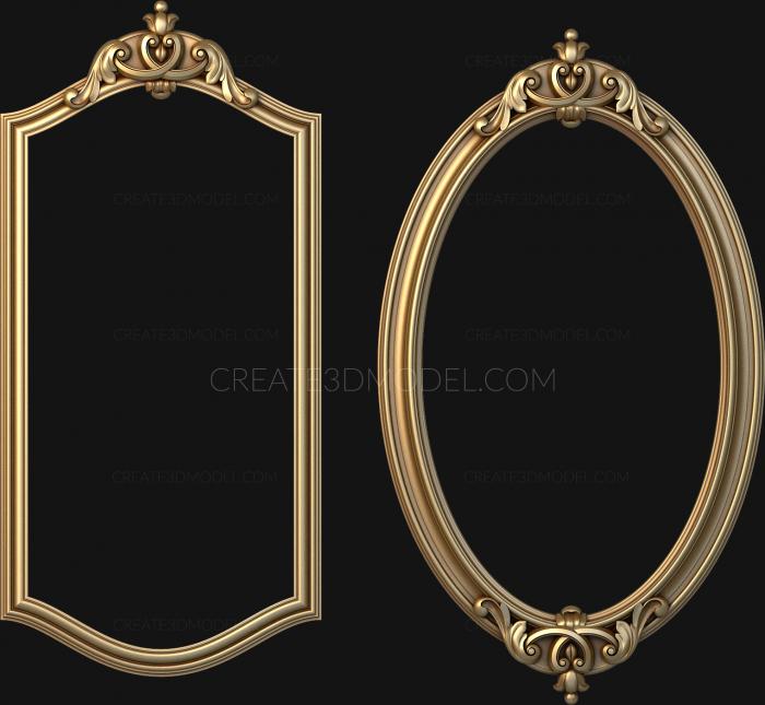Mirrors and frames (RM_0834) 3D model for CNC machine