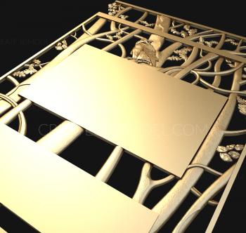 TV frame (RTV_0023) 3D model for CNC machine