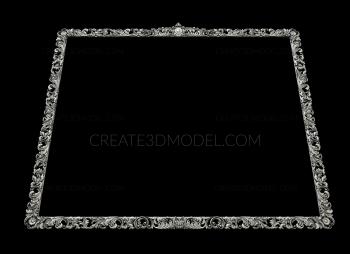 TV frame (RTV_0030) 3D model for CNC machine