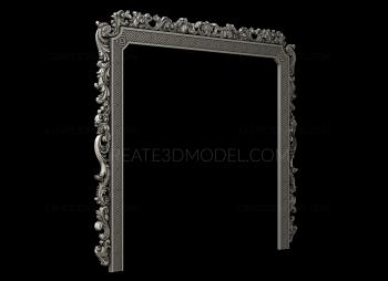 TV frame (RTV_0032) 3D model for CNC machine