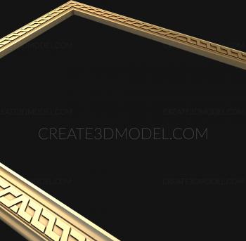 Baguette frame (RMB_0063) 3D model for CNC machine