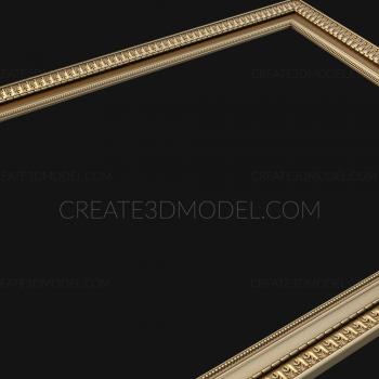 Baguette frame (RMB_0101) 3D model for CNC machine