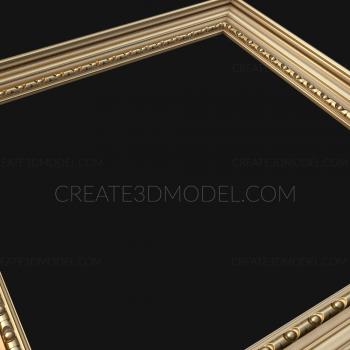 Baguette frame (RMB_0216) 3D model for CNC machine