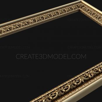 Baguette frame (RMB_0229) 3D model for CNC machine