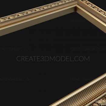 Baguette frame (RMB_0262) 3D model for CNC machine