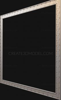 Baguette frame (RMB_0320-1) 3D model for CNC machine