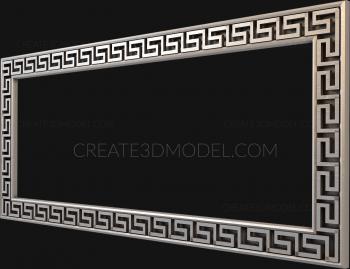 Baguette frame (RMB_0320) 3D model for CNC machine
