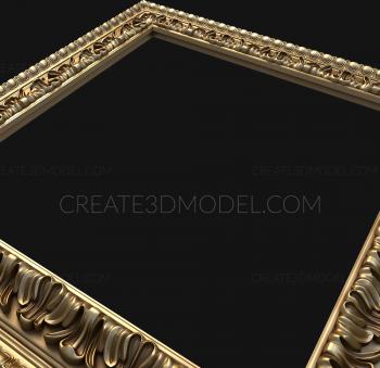 Baguette frame (RMB_0463) 3D model for CNC machine