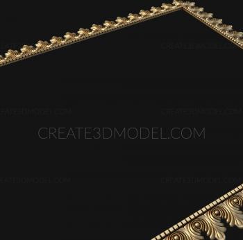 Baguette frame (RMB_0545) 3D model for CNC machine