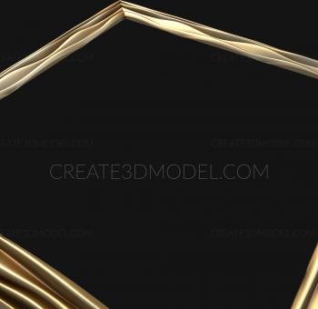 Baguette frame (RMB_0553) 3D model for CNC machine