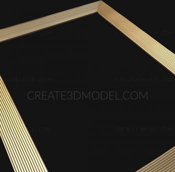 Baguette frame (RMB_0638) 3D model for CNC machine