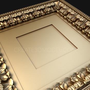 Baguette frame (RMB_0707) 3D model for CNC machine
