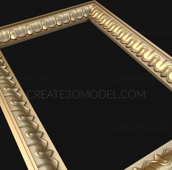 Baguette frame (RMB_0711) 3D model for CNC machine